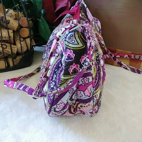 SALE! Vera Bradley Very Berry Paisley Pink Bag - Picture 5 of 7